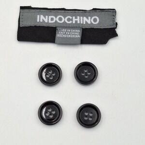 Indochino Set Of 4‎ Replacement Buttons Black For Pants